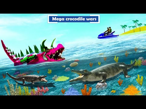 Crocodile Robot Car Transforming Mega Robot Games RoundPeople Studios Gameplay