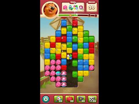 Toon Blast Level 7887 - NO BOOSTERS 🐻🐺🐱 | SKILLGAMING ✔️