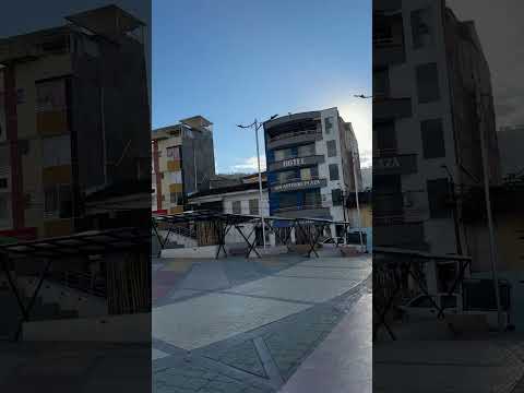 Parque Bolivar Cauca a las 7 AM