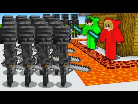 1,000 Wither Skeletons VS The Most Secure Minecraft House