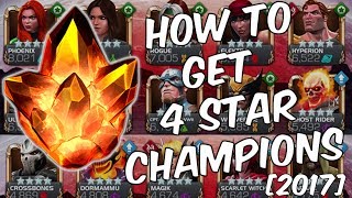 How To Get 4 Star Champions - 2017 Updated Farming Guide - Marvel Contest Of Champions