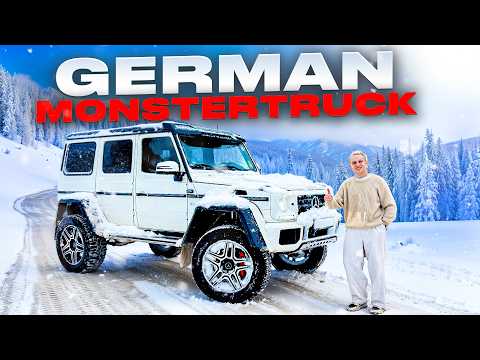 Useless or genius? - Testing the Mercedes G500 4X4 Squared on snow!