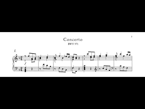 J. S. Bach: Italian Concerto, BWV 971 - in F (TURECK, Rosalyn)