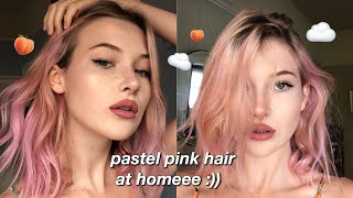 how to dye ur hair pastel pink  okaysage