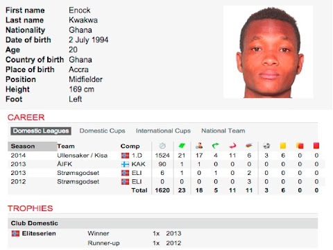 Enock Kwakwa 2013