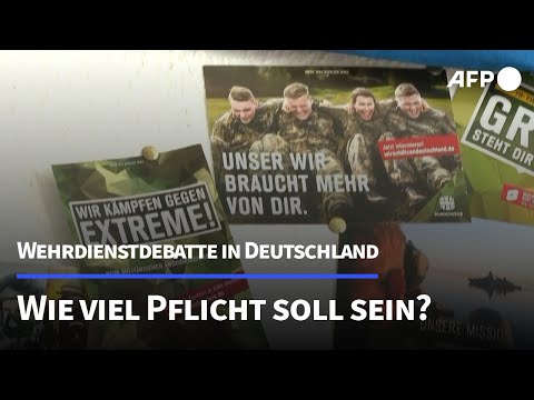Wehrdienst: Wie viel Pflicht soll sein? | AFP