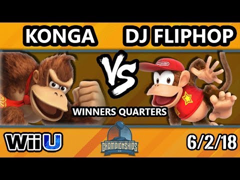 DHATX18 Smash 4 - Konga (Donkey Kong) Vs. DJ Fliphop (Diddy Kong) - Wii U Winners Quarters