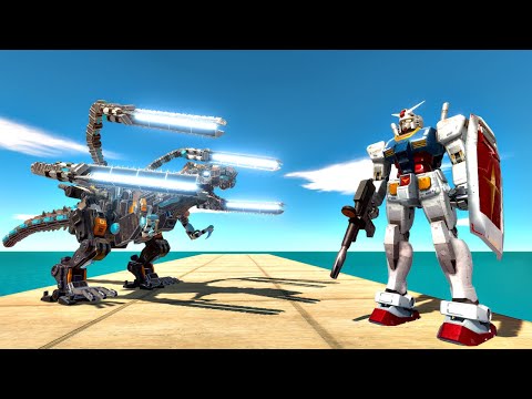 Gundam RX-78 Destroys Units | Who Can Stop? - Animal Revolt Battle Simulator
