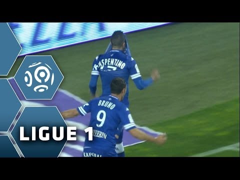 Goal Florian RASPENTINO (9') - SC Bastia-Stade de Reims (2-0) - 22/03/14 - (SCB-SdR)