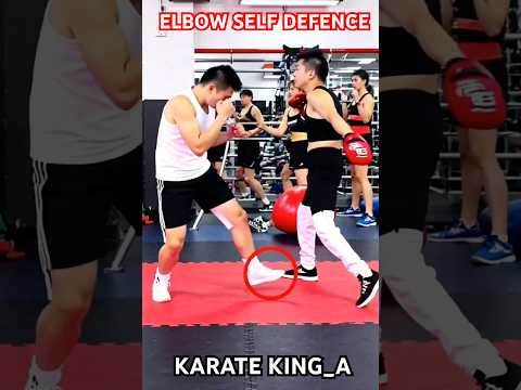 Elbow self defense #streetdefence #mma #muaythai #boxing