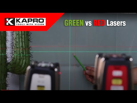 Kapro krydslaser, grøn laser