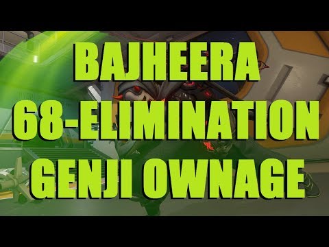 Bajheera - GENJIMAINX 68-ELIM OASIS OWNAGE - Silver Ranked Overwatch