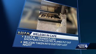 Arson inside of Giant Eagle Market District store at the Waterworks