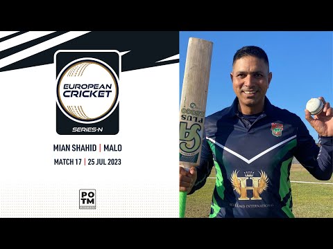 POTM : M.Shahid - MAL vs FRD | Highlights | ECSN Portugal | 25 July 2023 | ECSN23.079