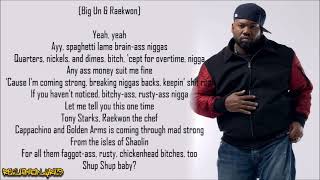 Raekwon - Ice Water ft. Ghostface Killah &amp; Cappadonna (Lyrics)