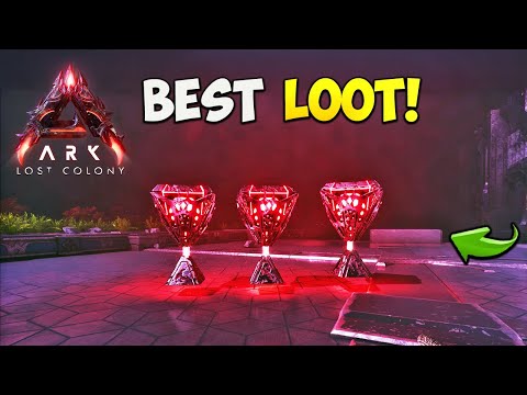 Lost Colony BEST NEW Loot Cave | ARK Survival Ascended