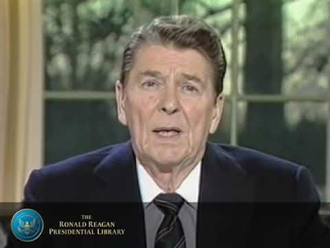 Challenger  President Reagan's Challenger Disaster Speech   1 28 86