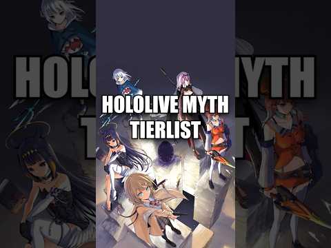 HOLOLIVE MYTH TIERLIST #hololive #holomyth #gawrgura #vtuber #vtuberen #hololiveen #moricalliope