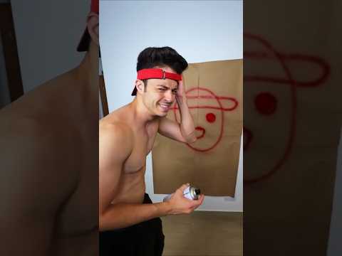 ADIVINHA O DESENHO NAS COSTAS! #shorts