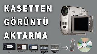 Kasetten Bilgisayara görüntü aktarma. Eski kasetler Flaşa nasıl aktarı