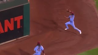 EVERY ANGLE of Johan Rojas LEAPING CATCH in Centerfield