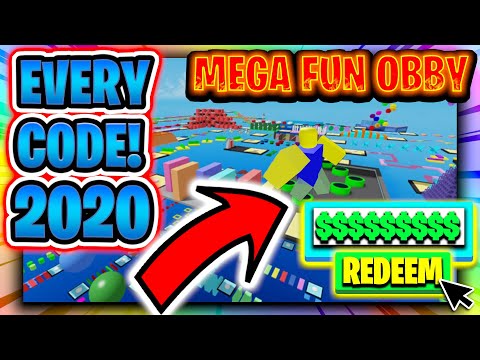 ROBLOX ALL WORKING Mega Fun Obby CODES
