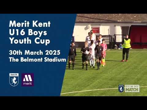 The Merit Kent U16 Boys Cup Final | Ebbsfleet Utd vs Ramsgate FC, 30 March 2025