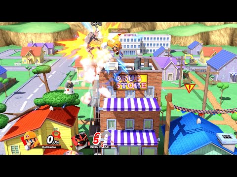 SSBU Item Combo #7 - Mario