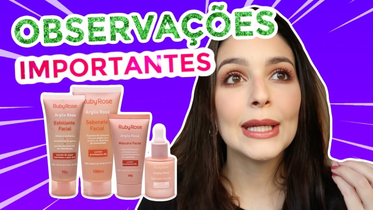 Watch Now TESTEI POR 15 DIAS A LINHA ARGILA ROSA DA RUBY ROSE #VEDA29 TESTEI POR 15 DIAS A LINHA ARGILA ROSA DA RUBY ROSE #VEDA29
