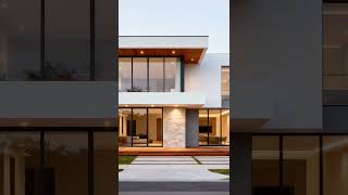 Luxury House Tour: Massive Glass Windows! 💎 #Shorts #HomeDesign
