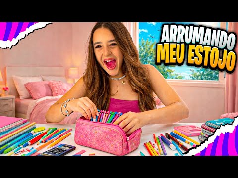 ARRUMANDO MEU ESTOJO PRO PRIMEIRO DIA DE AULA ! 🥰