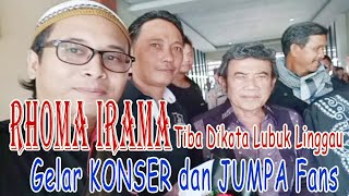 Download lagu RHOMA IRAMA Tiba Dikota Lubuk Linggau | Gelar Konser dan Jumpa Fans mp3