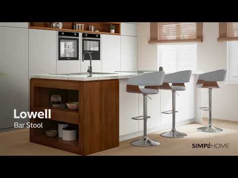 Lowell Adjustable Height Bar Stool&nbsp; &nbsp; Video 1