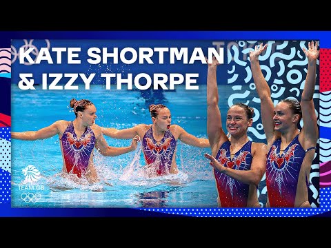 Arriving at Paris 2024 🙌 | Kate Shortman & Izzy Thorpe's Artistic Swimming Routines | Tokyo 2020