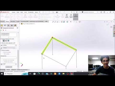 Estrutura metálica no Solidworks