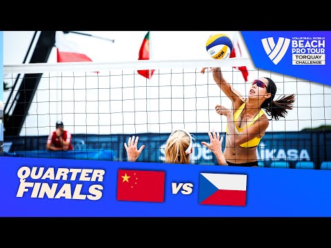 Lvwen / Dong vs. Havelkova / Slukova - Quarter-Final Highlights Torquay 2022 #BeachProTour
