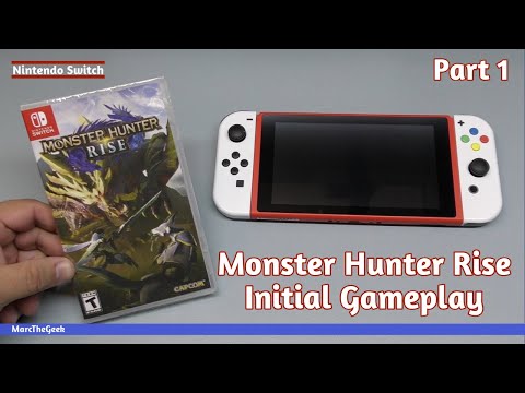 Monster Hunter Rise Initial Gameplay (Part 1)