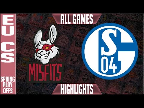 Schalke 04 vs Misfits Academy Highlights All Games - EUCS Spring Playoffs 2017 - S04 vs MSA