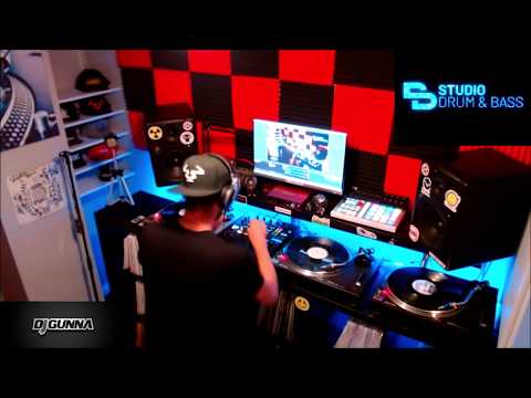 DJ Gunna - 3 Deck Vinyl 2000's Jump Up DnB Mix