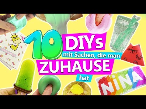 10 DIY IDEEN mit SACHEN, die man ZUHAUSE hat! | Ideen gegen Langeweile zuhause | DIY Club