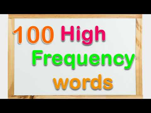 Top 100 High frequency words - 100 Sight Words Collection for Children