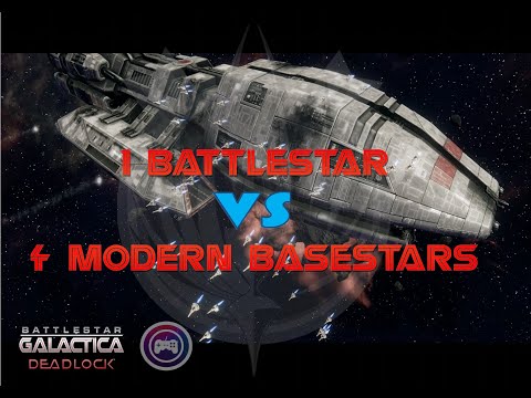 Fester Plays - BSG Deadlock - 1 Battlestar vs 4 Modern Basestars!