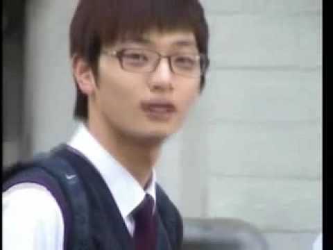 090417 Jinwoon In Uniform on the way to Music Bank