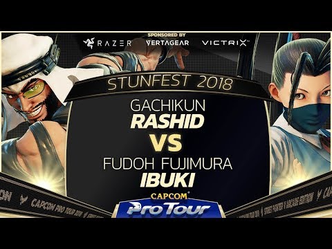 Gachikun (Rashid) vs Fudoh Fujimura (Ibuki) Stunfest 2018 - Top 8 Losers
