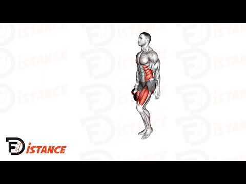 Fentes alternées avec passage du kettlebell - Exercice Fentes alternées avec passage du kettlebell en vidéo