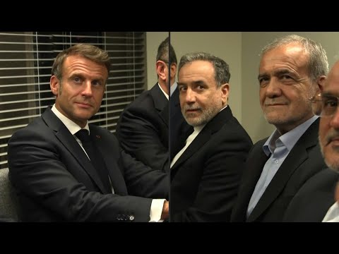 French President Macron meets his Iranian counterpart at UN | AFP