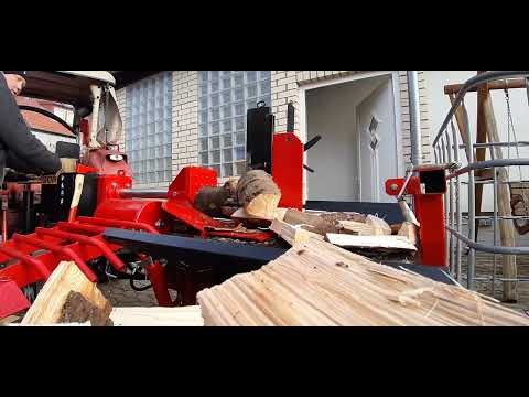 Growi Hozspalter GSW 17K erster lauf mit Güldner G30S 540er Zapfwelle im Standgas!