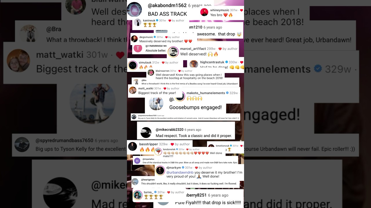 It’s time…Urbandawn’s Come Together VIP is finally here 🤘🏼#drumandbass #beatles