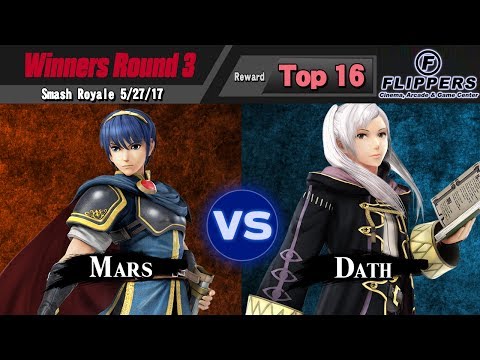 Smash Royale 5/27/17 - Winners Round 3 - Mars (Marth) vs. Dath (Robin)