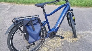 Fahrradtasche Büchel für den Gepäckträger | Blau Regenabweisend